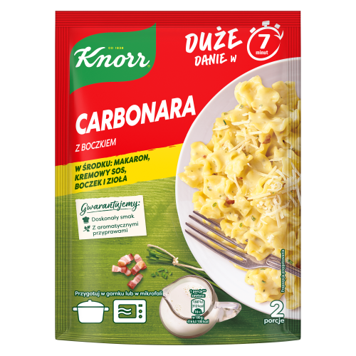 Knorr Carbonara z boczkiem 153 g Knorr Carbonara z boczkiem 153 g