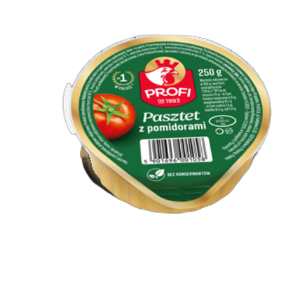 Profi Wielkopolski Pasztet z drobiem i pomidorami 250 g Profi Wielkopolski Pasztet z drobiem i pomidorami 250 g