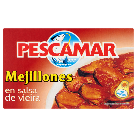 Pescamar Małże w sosie królewskim 111 g 1b693f7fc8df3685e3fd7190a1042461