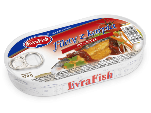 Evrafish Filety Z Karpia Po Grecku 170 g 0f9b6899c36cc85aca0f72c3f34cd771