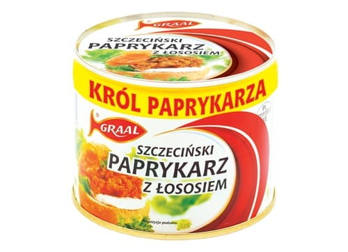 Graal paprykarz szczeciński z łososiem 330 g ad91c3301b57cf84a618dbf86dd95076