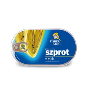 Szprot Podwędzany W Oleju 170 g Fisherking