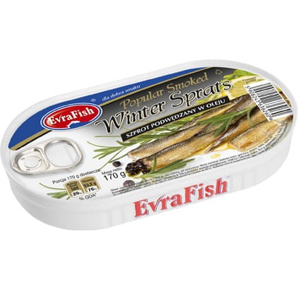 Evrafish szprot winter w oleju 170 g 06bb2945dd951aa86976dc9152c43e85