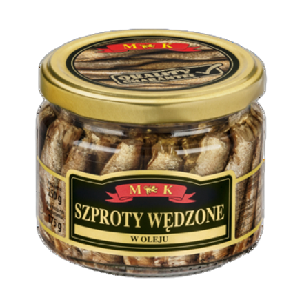 MK Szprot wędzony w oleju 250 g MK Szprot wędzony w oleju 250 g