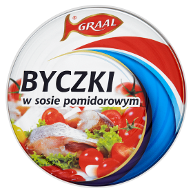 GRAAL Byczki w sosie pomidorowym 300 g d038d3e6c2f285f24c62d658bc08d717
