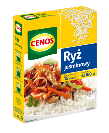 Cenos Ryż jaśminowy 400 g 4 torebki 5e2aec736c0b15f6f360def0d549a4c8