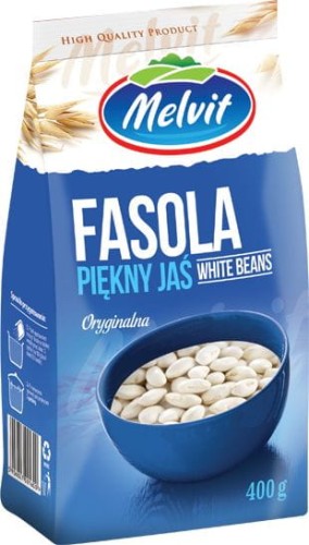 Melvit Fasola Piękny Jaś 400 g f34a94e479b15105e35f4a899773e4fe