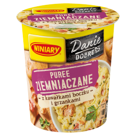 Winiary Puree ziemniaczane z kawałkami boczku i grzankami 53 g 1638f38777a30039d1111e469bb16160