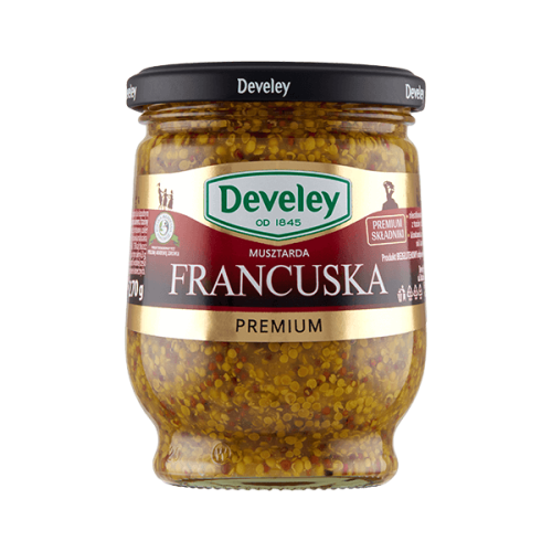 Develey Premium Musztarda Francuska 270 g dc58f0956419bf7172f5f0c93694f7dd