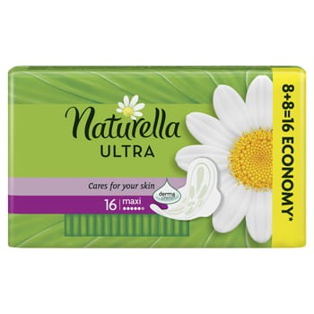 Podpaski Naturella ultra maxi Camomile 16szt. 21.jpg