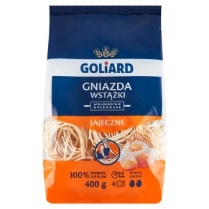 Goliard Makaron wałkowany gniazda wstążki 400 g
