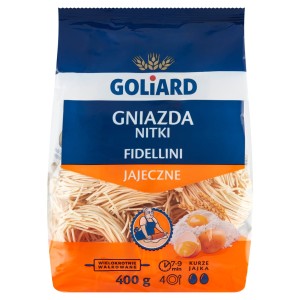 Goliard Makaron wałkowany gniazda nitki 400 g