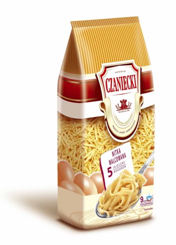 Czanieckie Makaron czaniecki nitka walcowana 500 g 9c1a519658e593e093de85ed69b2bb0e