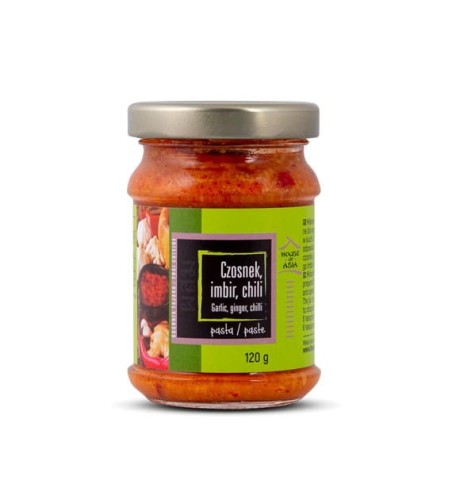House of Asia Pasta z czosnku. imbiru i chili 120 g 512e716b24a7c7e5f24b4729258aa7d8