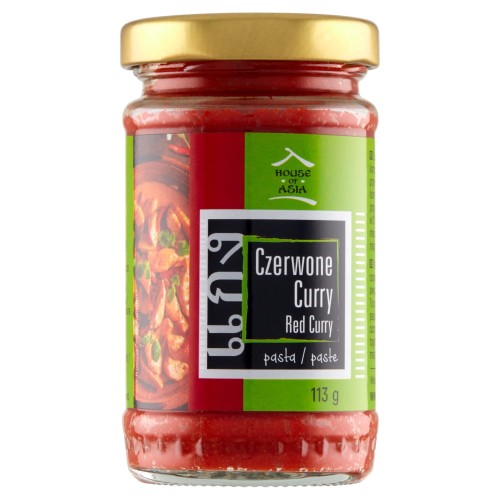 House of Asia Czerwone curry Pasta 113 g 2d94869e62e0a6b1fbea0e01be23461e
