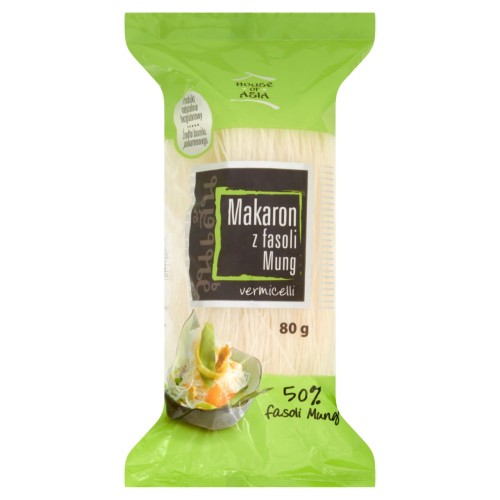 House of Asia Makaron z fasoli Mung Vermicelli 80 g 32b1daafdad33436b9579e875cfc513b