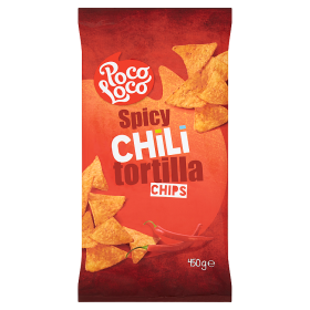 Poco Loco Chipsy kukurydziane o smaku chili 450 g 6f307d9ddcfd18e4e2d86f489e168b97