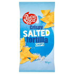 Poco Loco Chipsy kukurydziane solone 450 g 51c655c3edf240c1af1b34b45f71f3b9