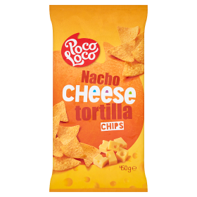 Poco Loco Chipsy kukurydziane o smaku sera 450 g 90099de29e49a7458461e677a55b0662