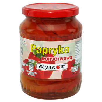 Papryka Konserwowa 720 ml Bujaków 0f3325e43ac23958fd35f163f29e2700