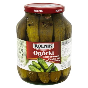 Rolnik Ogórki konserwowe 1,55 kg 17907fcfc132c7bea0afb49cd65ba690