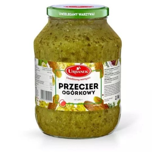 Urbanek Przecier ogórkowy 2,5 kg 30a9267f13c22b8553600048a132b67e