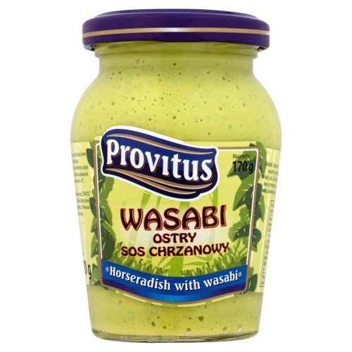 Provitus Wasabi Ostry sos chrzanowy 170 g 95f318ef071588db19a6a8a6d7f0b830