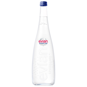 Evian Woda Mineralna Gazowana Szkło 750 ml
