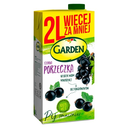 Garden Czarna Porzeczka Napój 2 l 5b430f15f88405f8892057baa39b2f90