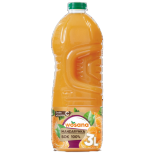 Wosana Sok Mandarynkowy 100% 3 l