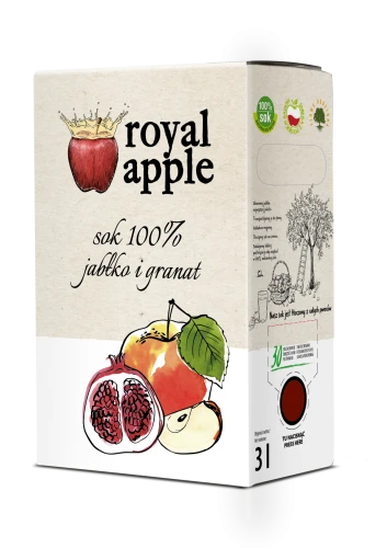 Sok Jabłkowy Z Granatem Royal Apple 3L
