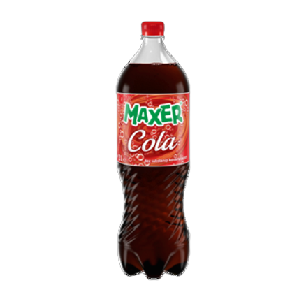Maxer Cola 2 l Gazowany Zawierający 20% Soku Maxer Cola 2L Gazowany Zawierający 20% Soku