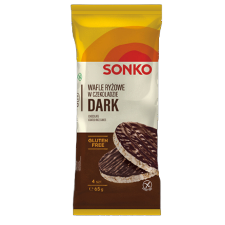 Sonko Wafle ryżowe w czekoladzie deser. 65 g Sonko Wafle ryżowe w czekoladzie deser. 65 g