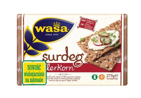 Wasa pieczywo wieloziarniste na zakwasie 275 g 8140aa35b2295bd7dcf040cbd075269d
