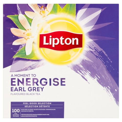 Lipton Earl Grey Herbata czarna aromatyzowana ekspresowa 200 g 100 x 2 g a123d37eef21690c98e4f5a1b8969bc7