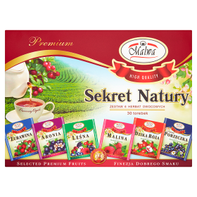 Malwa Tea Malwa Sekret Natury Zestaw 6 herbat owocowych 60 g 30 torebek 06332fbe18d0fc81eee5714db837ccc1