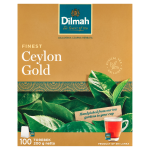 Dilmah Ceylon Gold Herbata czarna klasyczna 200 g 100 torebek