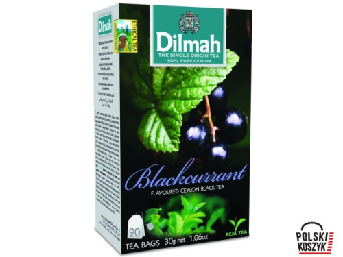 Dilmah Cejlońska czarna herbata z aromatem czarnej porzeczki 30 g 20 torebek d1b8fce719787f542625638d1fb0af92