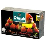 Dilmah Cejlońska czarna herbata z aromatem mango i truskawki 30 g 20 torebek
