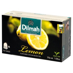 Dilmah Cejlońska czarna herbata z aromatem cytryny 30 g 20 torebek
