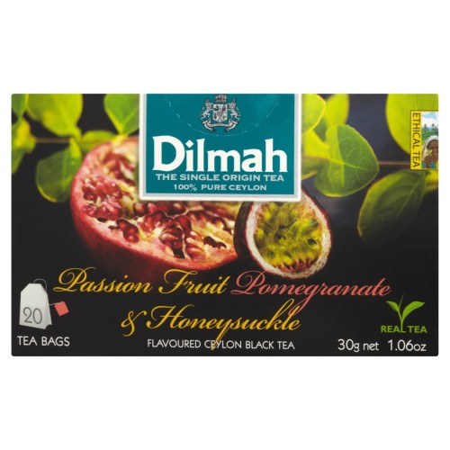 Dilmah Cejlońska czarna herbata z aromatem marakui granatu i wiciokrzewu 30 g 20 torebek bd67092bd6454f73493c1c9ce178cdde
