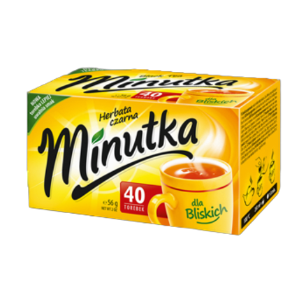 Minutka Herbata ekspresowa 56 g 40 torebek Minutka Herbata ekspresowa 56 g 40 torebek