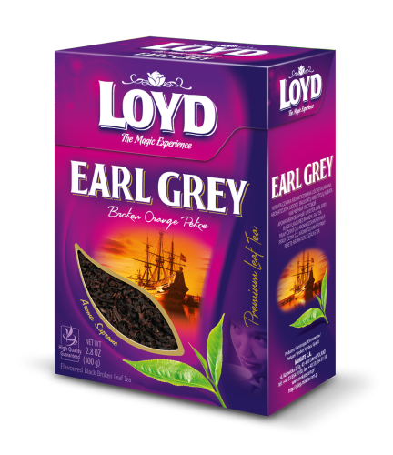 Loyd Earl Grey Herbata czarna aromatyzowana liściasta łamana 100 g 035ad25e58310ea76ca696cfa4e76565