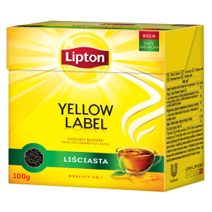 Lipton Yellow Label Herbata czarna liściasta 100 g