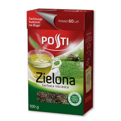 Posti herbata Liściasta Zielona 80 g b55ef8edb3044eb090087bba9b03d3db