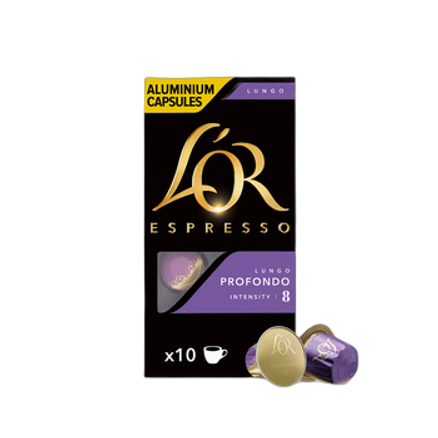 L'Or Espresso Lungo Profondo Kawa Mielona W Kapsułkach 10 Kapsułek 52 g L'Or Espresso Lungo Profondo Kawa Mielona W Kapsułkach 10 Kapsułek 52G