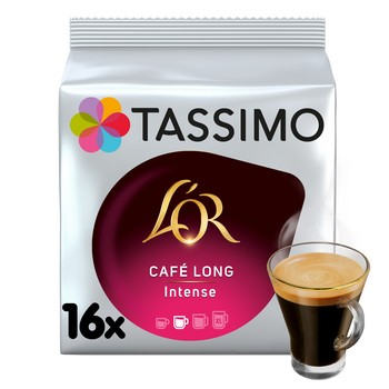 Jacobs Tassimo L'OR Café Long Intense Kawa mielona 128 g 16 kapsułek Jacobs Tassimo L'OR Café Long Intense Kawa mielona 128 g 16 kapsułek