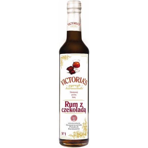 Victoria's Syrop barmański rum z czekoladą 500 ml 0fb90bc6e3dbee1d5c3ab5ab55215688