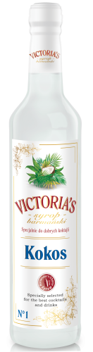 Victoria's Syrop Barmański o Smaku Kokosa 490 ml 5622cf3c8aa7491bc93f760a2c0ad444