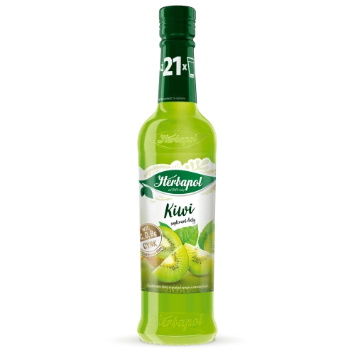 Herbapol Smaki Słońca Syrop o smaku kiwi 420 ml Herbapol Smaki Słońca Syrop o smaku kiwi 420 ml